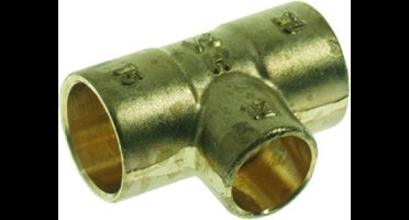 VSH soldeer messing - T-stuk - 12 x 15 x 12 mm