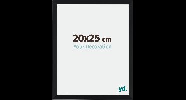 Your Decoration - Fotolijst 20x25 cm - MDF - Zwart Mat - Catania