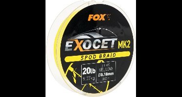 Fox International Exocet Spod Vlecht 300 M Geel 0.180 mm