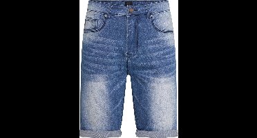 Mario Russo Denim Short Dark Used - 3XL - Korte broek - Blauw