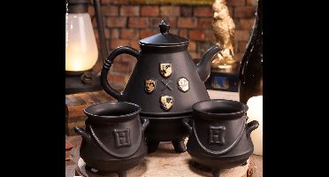 Harry Potter "Hogwarts" Theepot set met 2 ketels