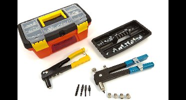 HBM Blindklinktang en Popnageltangset in Koffer