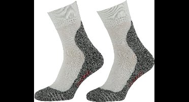 X-Treme Sportsokken 6-Pack - Wit - Maat 42-45 - Sportsokken Met Coolmax Voor Droge Voeten - Heren / Dames