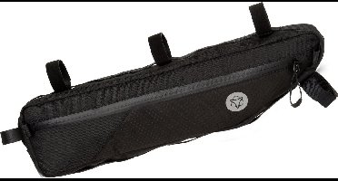 AGU Bikepacking Tube Small Venture Frametas Zwart - 3L - Waterafstotend - Eenvoudige Montage - 100% Gerecycled Polyester