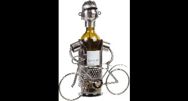 Out of the Blue Wijnrek - Metaal - Wijnstandaard - Wielrenner - 1 fles