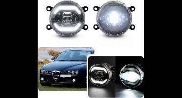 LED Dagrijverlichting Mistlampen voor Alfa Romeo Giulia Stelvio Brera Diverse Modellen - Wit 6000K