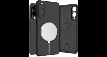 Tech-Protect Vloeibare Siliconen Magsafe-Hoesje Voor Samsung Galaxy S25 Edge