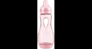 Difrax Handgreepfles - 240 ml - Roze - Anti Colic