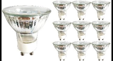 LED line LED Spot GU10 - 5W (vervangt 40W) - 450lm - Ø50mm - 230V - Energiezuinig - 10 stuks