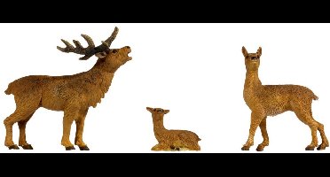 NOCH 17200 Schaal 1 Herten figuren Geverfd