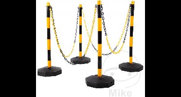 KS TOOLS Afzetpaal set met ketting 13 stuks - 117.1550