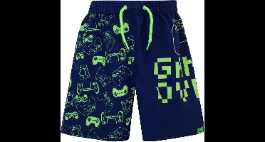 Jongens zwemshorts met gaming ontwerp