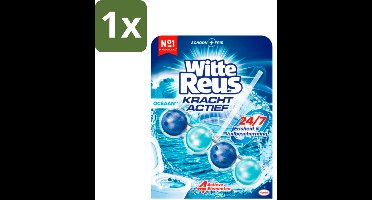 1 x Witte Reus - Kracht Actief Toiletblok - Oceaan - 1 Toiletblok - Toiletblok - Oceaan Geur - Reiniging - Hygiëne - Kalkvoorkomend