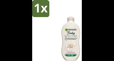 1 x Garnier - Body - Bodylotion - Sensitive 7 Days - Verzachtend - Havermelk & Probiotica - 400 ml - Gevoelige Huid - Bodylotion - Havermelk - Probiotica - Hydratatie