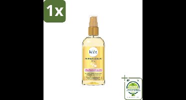 1 x Veet - Aftercare - Natuurlijke Voedende Olie - Voor & Na Ontharing - 100 ml - Ontharings-olie - Nabehandeling Ontharing - Hydraterende Olie - Natuurlijke Olie - Veet Miraculous