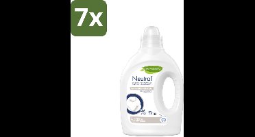 Neutral - Wasverzachter - Parfumvrij - Gevoelige huid - 27 wasbeurten - Bulkverpakking - 7 stuks