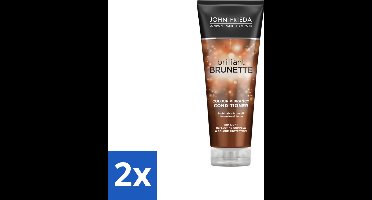 John Frieda – Conditioner – Brilliant Brunette – Voedt droog haar – 250 ml - Voordeelverpakking - 2 stuks