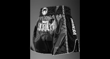 Venum Adrenaline Muay Thai Shorts Zwart Zilver Grijs - XS