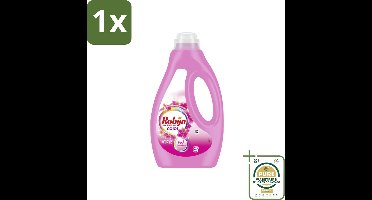 1 x Robijn - Color Pink Sensation - Vloeibaar Wasmiddel - 20 Wasbeurten- Kleurbehoud - Wasmiddel - Essentiële Oliën - Frisheid - Biologisch Afbreekbaar