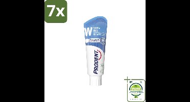 7 x Prodent – Tandpasta – Wit + Fris – Complete Bescherming – 75 ml - Grootverpakking - Tandpasta - Glazuur Bescherming - Vlekverwijdering - Wittere Tanden - Mondverzorging