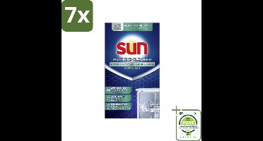 7 x Sun - Machinereiniger - Voor de vaatwasmachine - 3 Dosissen - Grootverpakking - Vaatwasmachine Reiniger - Vet En Kalk Verwijderen - Vaatwasmachine Onderhoud - Vaatwasmachine Filter Reinigen - Vaatwasmachine Sproeiarm Reinigen