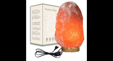 RVV® Himalaya Zoutlamp - Zoutlamp - Oranje - ‎15cm x 15cm x 35cm