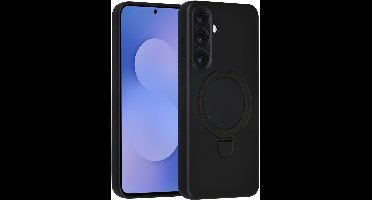 TUNIQ telefoonhoesje voor Samsung Galaxy S25 FE - MagSafe met ringstand - Zwart