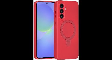 TUNIQ telefoonhoesje voor Samsung Galaxy A36 - MagSafe met ringstand - Rood