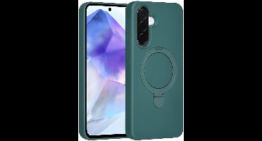 TUNIQ telefoonhoesje voor Samsung Galaxy A56 - MagSafe met ringstand - Donkergroen