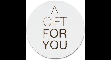 Etiket bedrukt | op rol | diameter 39 mm | 500 stuks | A Gift For You