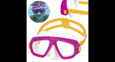 Bestway Zwembril Snorkel Roze 22011 - UV Bescherming, 3+