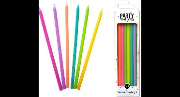 Haza Original Verjaardagskaarsjes Bright 15,5 Cm 16 Stuks