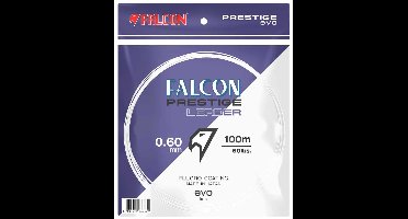 Falcon Prestige Evo Leader 100 M Flurocarbon Transparant 0.600 mm