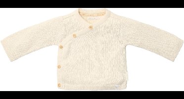 Little Dutch Gebreid Overslag Vestje - Maat 44 - Off White