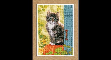 Telpakket kit Poes op pompoen  - Vervaco - PN-0158303