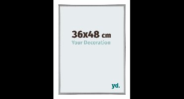 Your Decoration - Puzzellijst 36x48 cm - Platina - Puzzellijst 500-1000 stukjes - Aluminium Fotolijst - Kent
