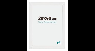 Your Decoration - Puzzellijst 30x40 cm - Wit Hoogglans - Puzzellijst 500-1000 stukjes - MDF Fotolijst - Mura