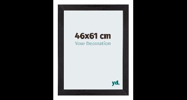 Your Decoration - Fotolijst 46x61 cm - MDF - Zwart Houtnerf - Mura
