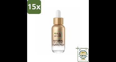 15 x Garnier - Ambre Solaire - Gezichtsdruppels - Natural Bronzer - Zelfbruinend - 30 ml - Grootverpakking - Zelfbruinend - Gezichtsdruppels - Natuurlijke Teint - Gezond Glans - Huidhydratatie