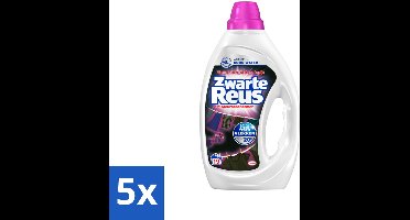 5 x Zwarte Reus - Vloeibaar Wasmiddel - Zwarte Was - 19 Wasbeurten - Zwarte Was - Donkere Was - Vlekverwijdering - Wasmiddel - Wasmiddel Gel