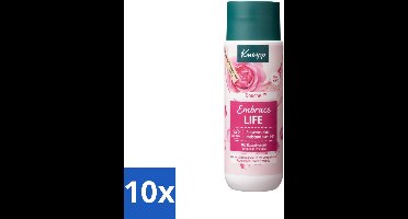10 x Kneipp - Douchegel - Embrace Life - 200 ml - Douchegel Vrouwelijk - Roze Geur - Hydraterend - Huidverzorging - Rozenextract