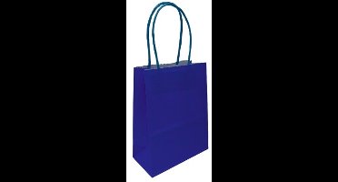 Daily Style – Papieren Mini Cadeautas – Donkerblauw – 10 stuks – 8x21 cm