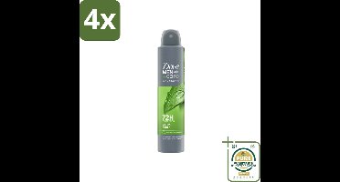 Dove Men+Care Deodorant Spray - Extra Fresh - 200 ml - Voordeelverpakking - 4 stuks - Dove Men+Care - Extra Fresh