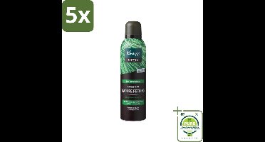 5 x Kneipp – Men Nature Feeling – Douche Foam – Frisse Dennengeur – 200 ml - Grootverpakking - Douche Foam - Natuurlijke Douche - Verkwikkende Douche - Scheerschuim - Huidverzorging