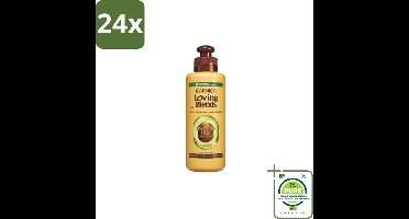 Garnier - Loving Blends - Leave-In Crème - Avocado Olie & Shea Boter - Zeer Droog & Pluizig Haar - 200 ml - Voordeelverpakking - 24 stuks - Leave-in crème - Avocado olie