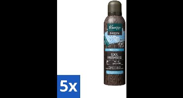 Kneipp - Douche schuim - Men Cool Freshness - Frisse geur - 200 ml - Bulkverpakking - 5 stuks