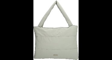 Beagles Calvia Shopper Soft Puffer Schoudertas Trendy Ruim en Licht - Tote Bag - Dames Tas - Mint