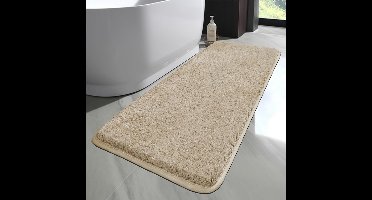 Badmat 70×120 cm – Grote Zachte Badkamermat – Antislip & Wasbaar – Beige
