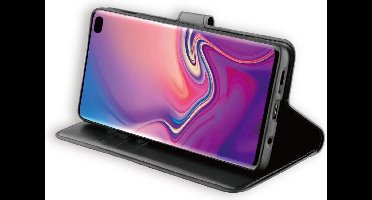 BeHello Samsung Galaxy S10+ Hoesje - Gel Wallet Case Met Ruimte Voor 3 Pasjes Zwart