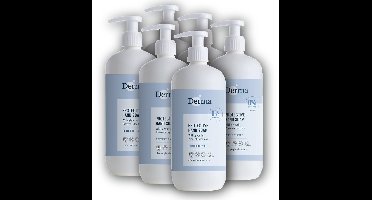 Derma Family Vloeibare Handzeep - Parfumvrij - voor Gevoelige huid - met Glycerine - Hypoallergeen - 6 x 500 ml